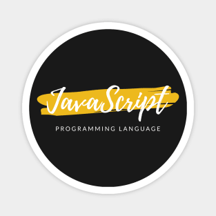 JavaScript Programming Language Paint Smear Magnet